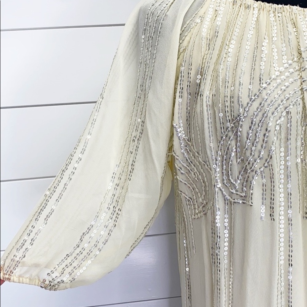 ANTHROPOLOGIE CAROLINA K Charo Beaded Swing Dress - Picture 7 of 14